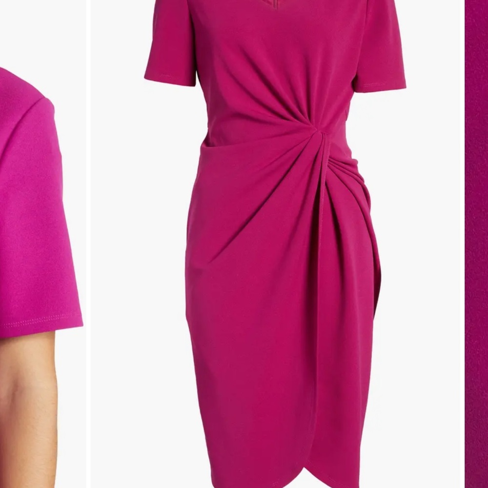 Tahari ASL Purple Dress